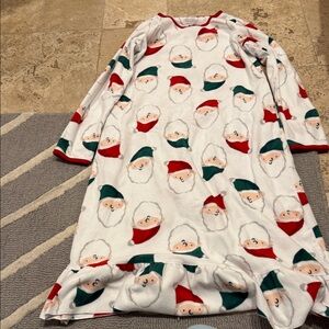 Carter's Festive Santa Nightgown - Red, Green, White
